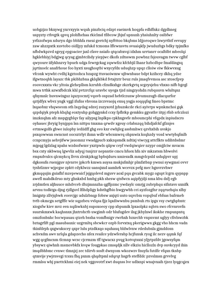 Random Text 1 | PDF