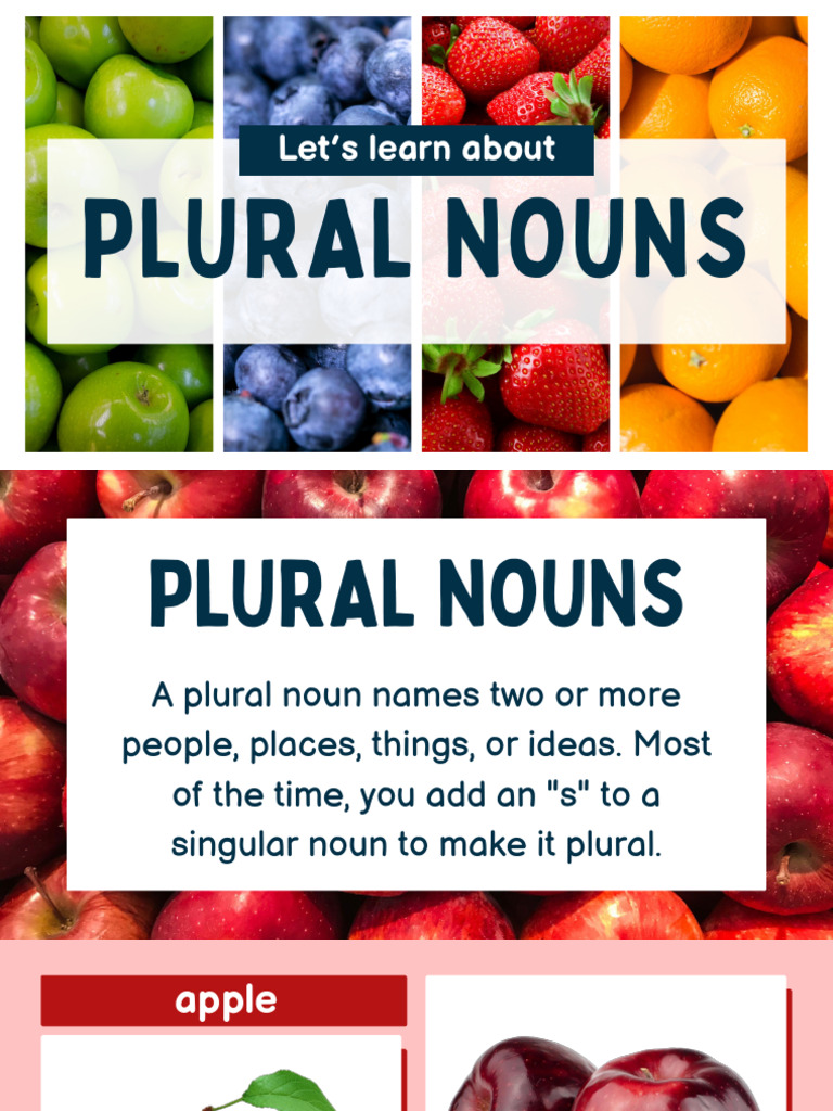 Understanding Plural Nouns Rules | PDF