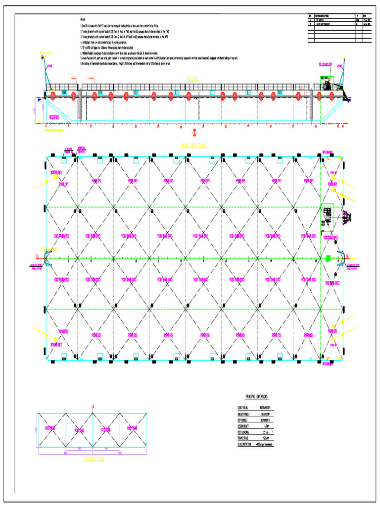 Barge GA Plan | PDF
