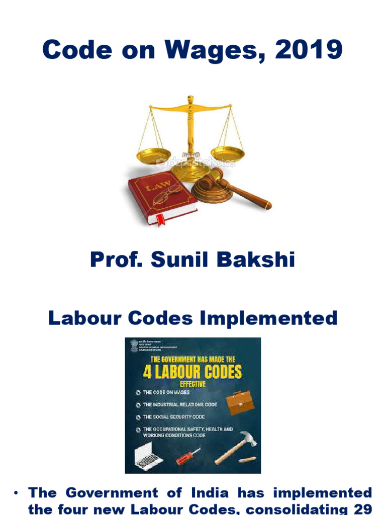 Overview of India's Code on Wages 2019 | PDF | Wage | Employment