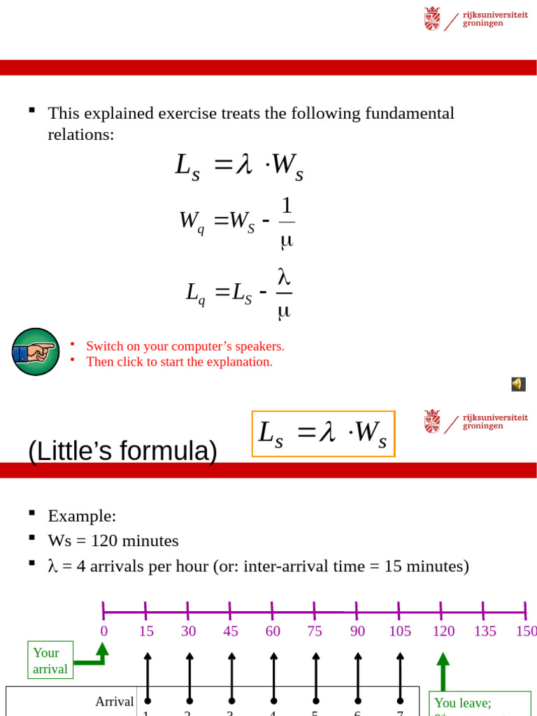 lecture 3_example with explanation_waiting line relations | PDF