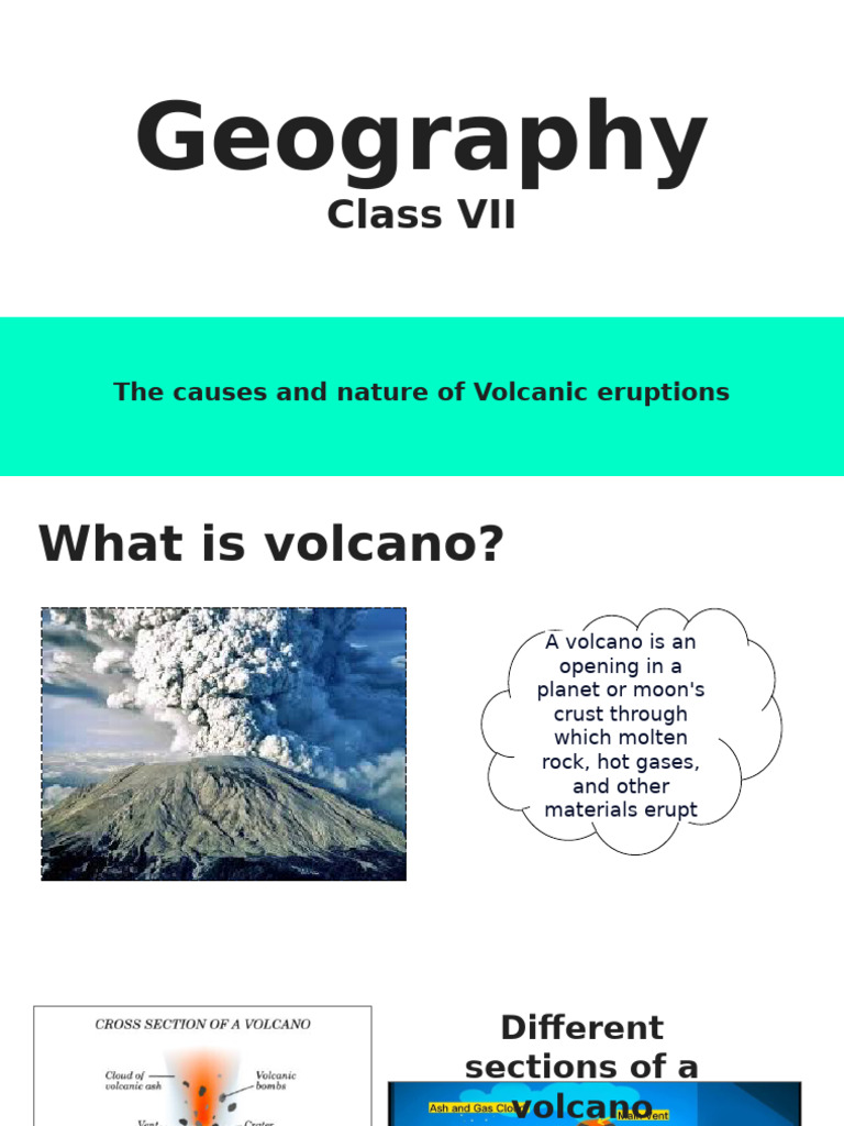 Causes and Nature of Volcanic Eruptions | PDF