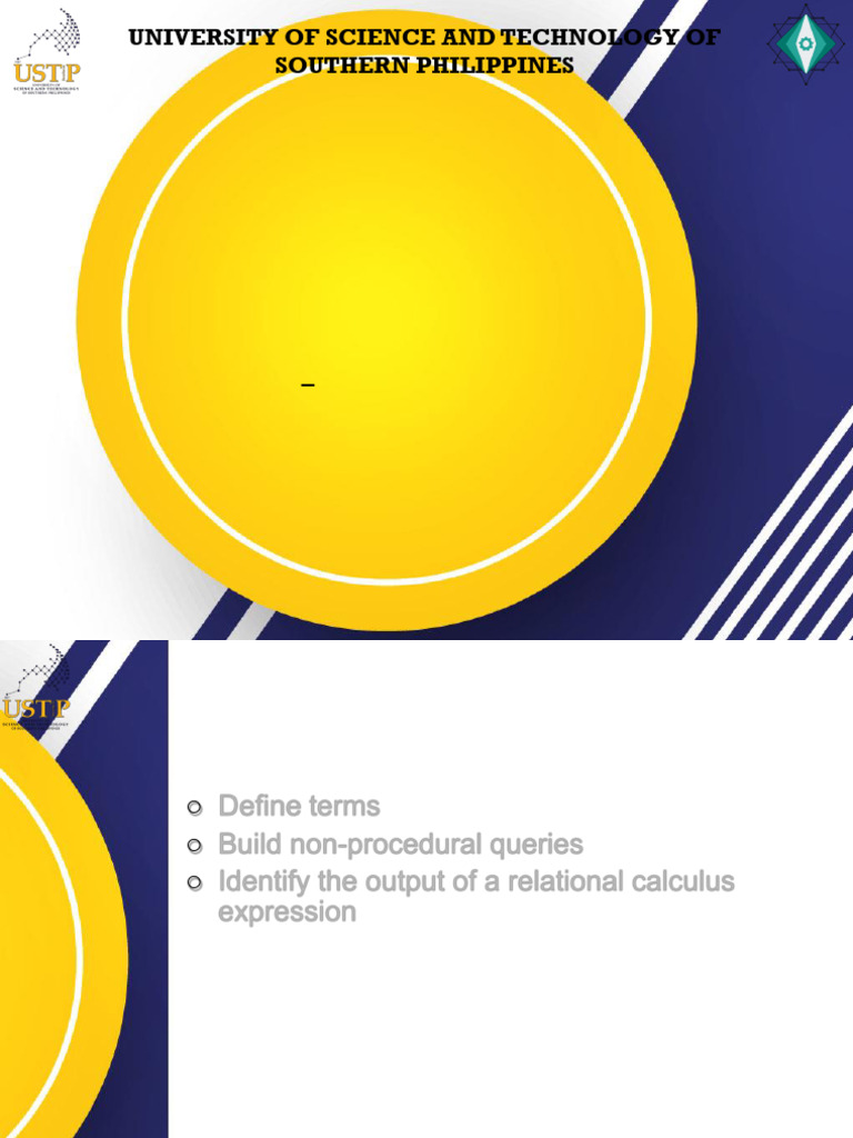 Relational Calculus in Database Systems | PDF
