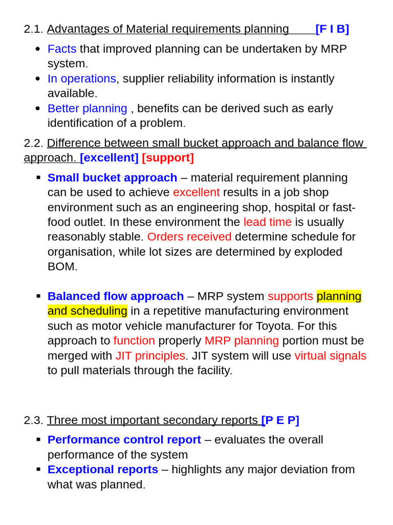 Advantages of MRP and ERP Systems | PDF | Forecasting | Economies