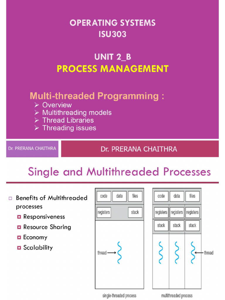 OS - Unit 2 - B Stu PDF | PDF