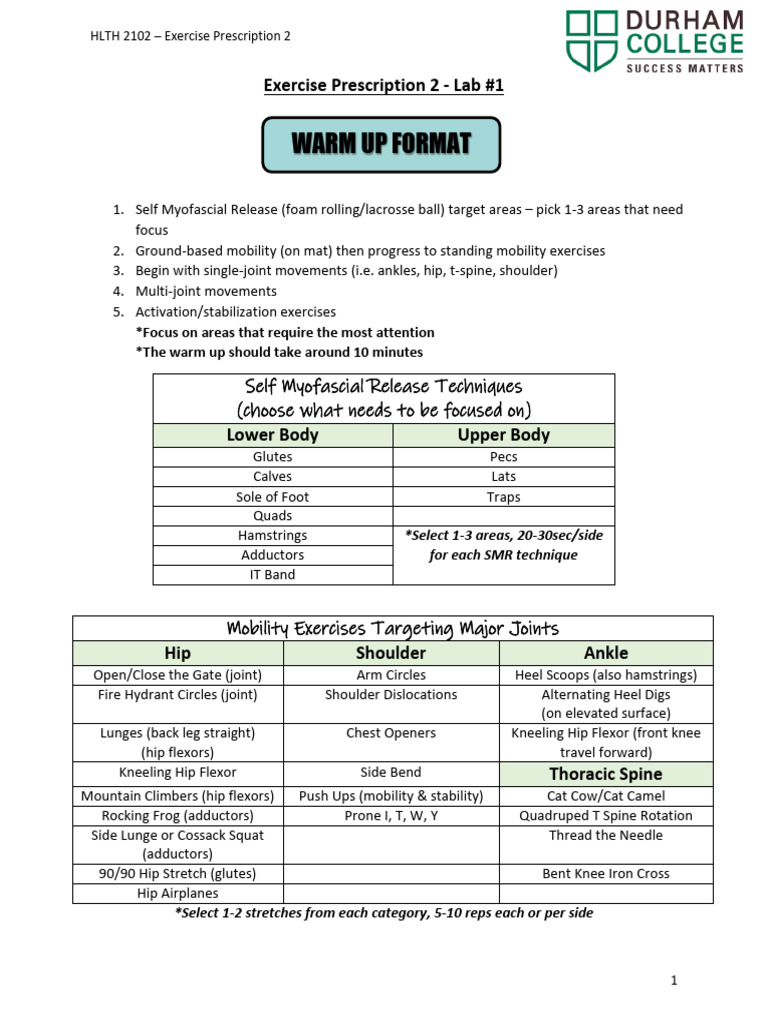 Hlth 2102 Lab 1 Handout New1 | PDF | Anatomical Terms Of Motion | Shoulder