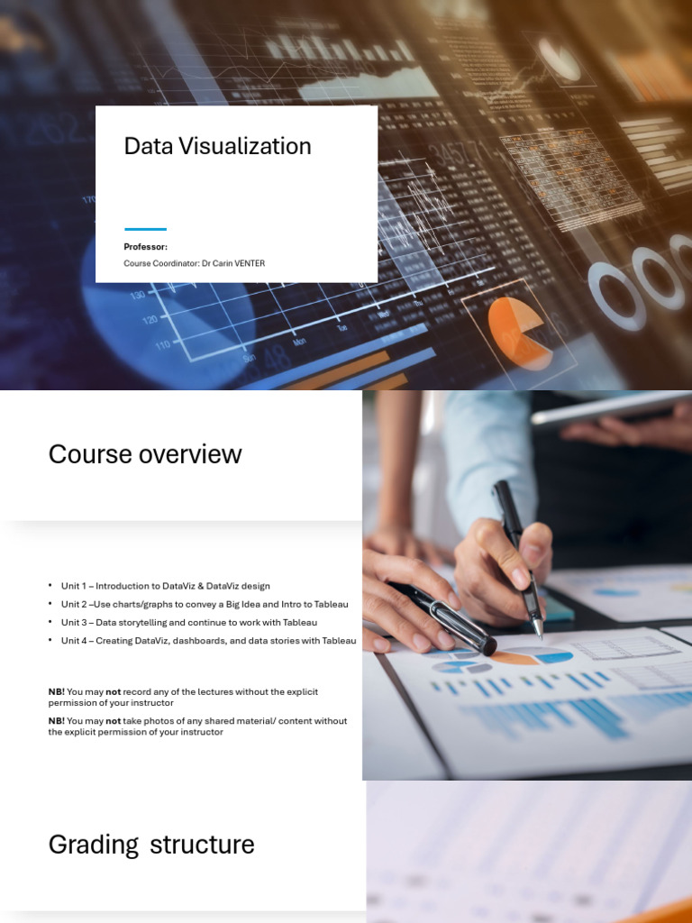Data Visualization Course Overview | PDF | Infographics | Human ...