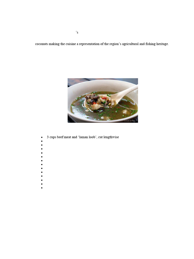 Misamis Cuisine: Seafood & Desserts | PDF | Cuisine | Food And Drink ...