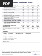 PHQ-8 Depression Questionnaire PDF | PDF