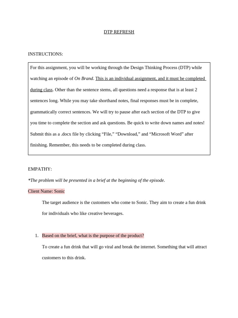 Copy of DTP REFRESH | PDF