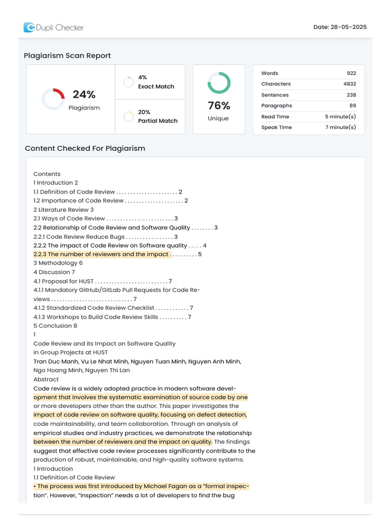 Code Review's Role in Software Quality | PDF | Software Bug | Computer ...