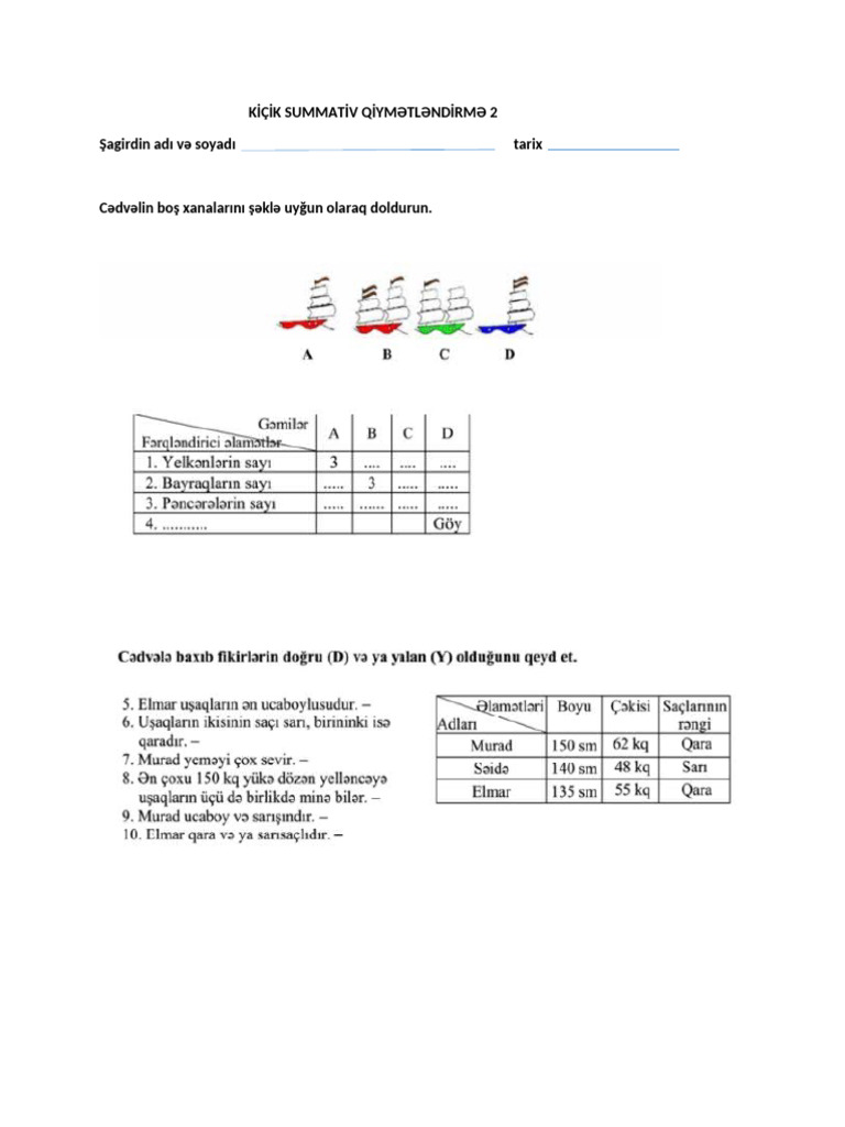 ksq2 4cu sinif | PDF