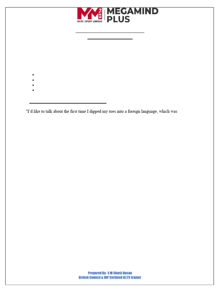 First Language Learning Experience | PDF | Multilingualism | Human ...