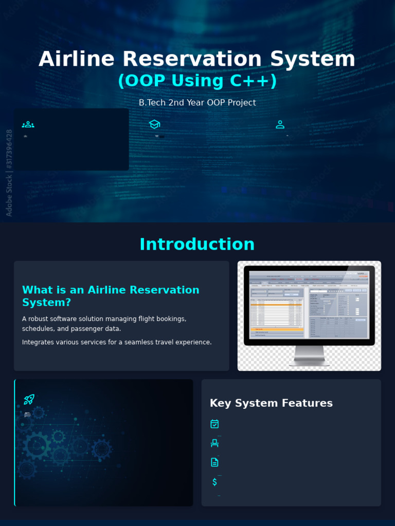 Airline Reservation System in C++ | PDF | Class (Computer Programming ...