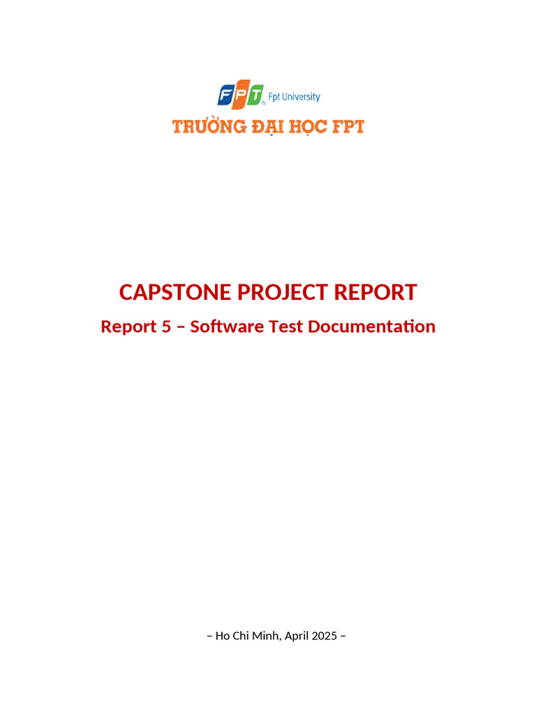 Software Testing Documentation Report | PDF | Software Testing ...
