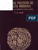 Leach - Sistemas Politicos de La Alta Birmania