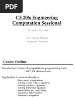 CE206 MATLAB Fundamentals