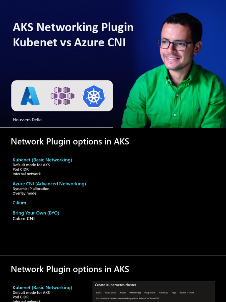 Kubernetes 025 Kubenet vs Azure CNI | PDF | Ip Address | Computer Network