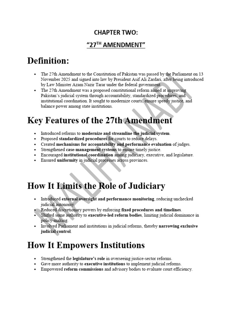 2ND Theme(27th Amendment) | PDF | Government | Justice