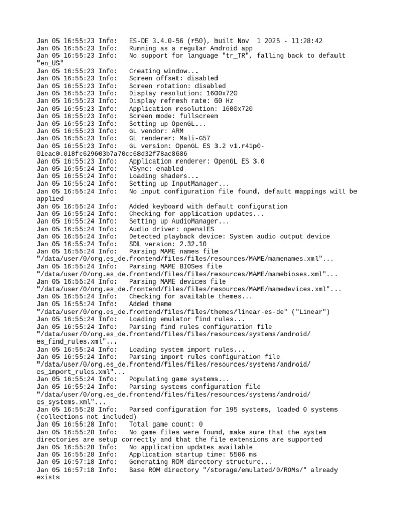 Android App Emulator Setup Log | PDF | Computing | Video Game Platforms