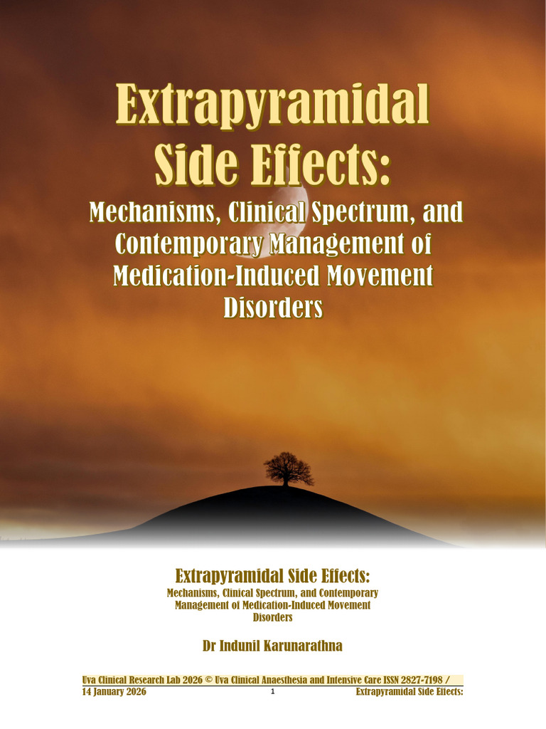 Extrapyramidal Side Effects Overview | PDF | Antipsychotic | Atypical ...