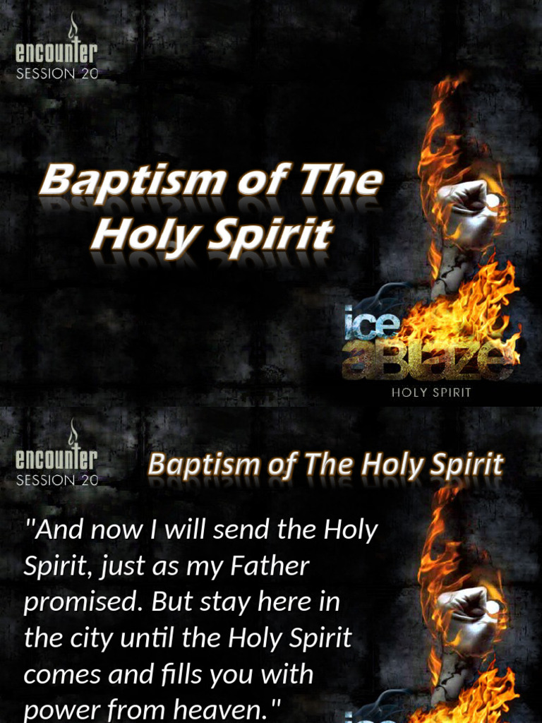 Baptism of the Holy Spirit Explained | PDF