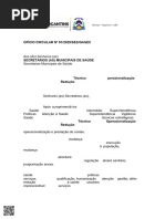 RECEBIDO INTOXICAÇÃO METANOL - Oficio Circular 386-2025 SVSA-MS | PDF