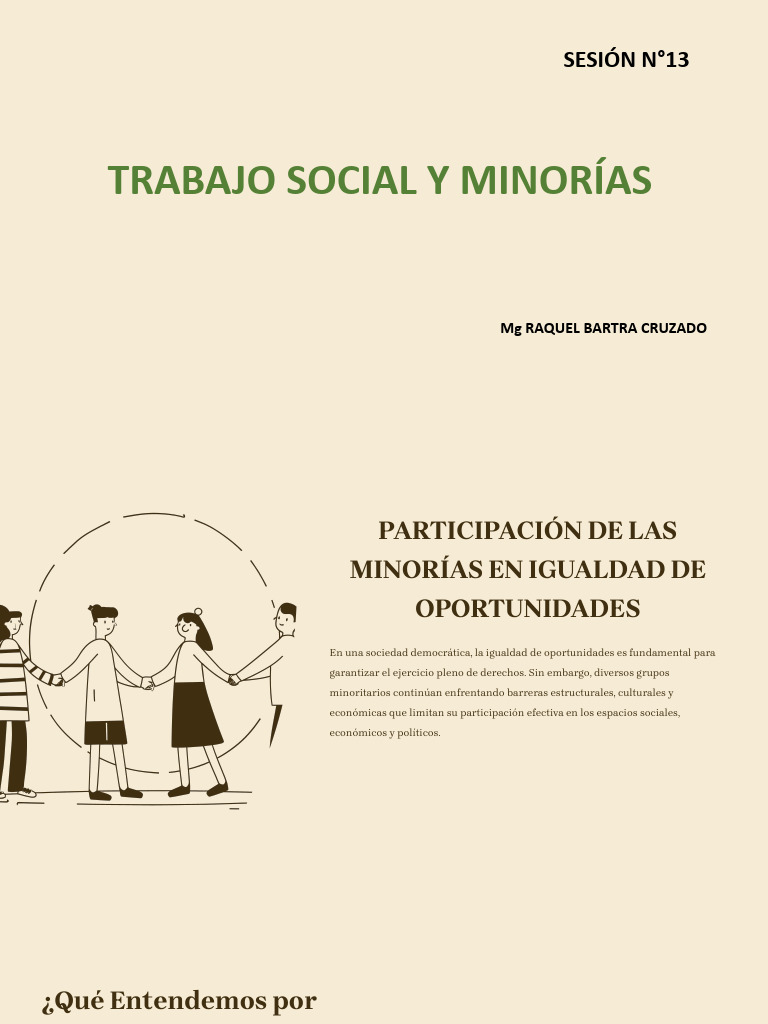 Igualdad de Oportunidades para Minorías | PDF | Igualdad social ...