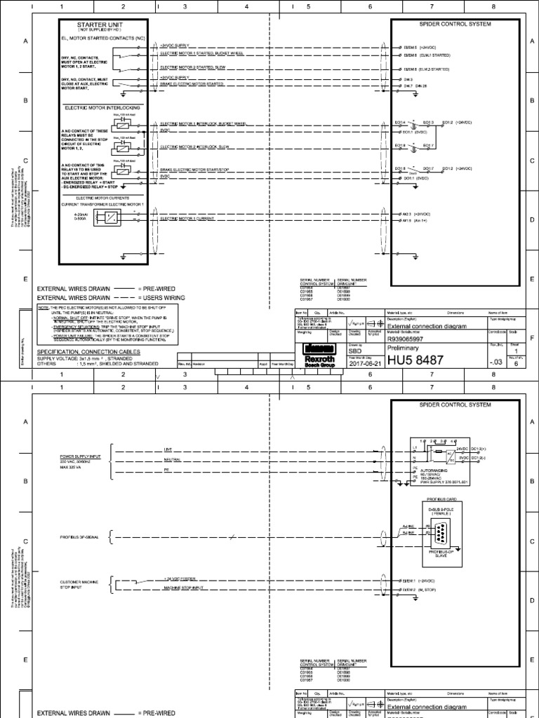 Hugglands Spider Connection Diagram | PDF | Relay | Electrical Equipment