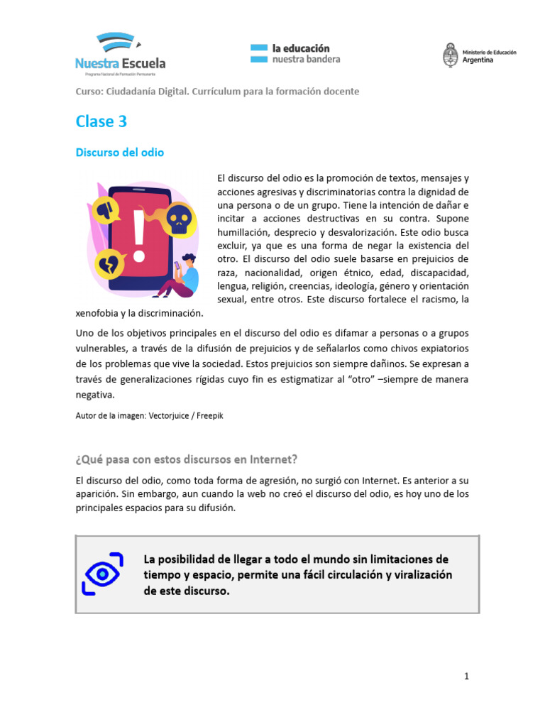 Discurso del odio en la era digital | PDF | El discurso del odio | Odio