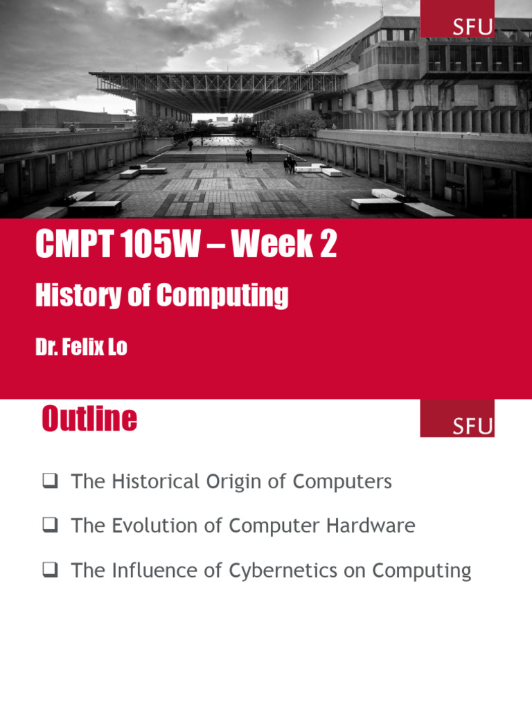 History of Computing: Key Milestones | PDF | Computer Program | Programming