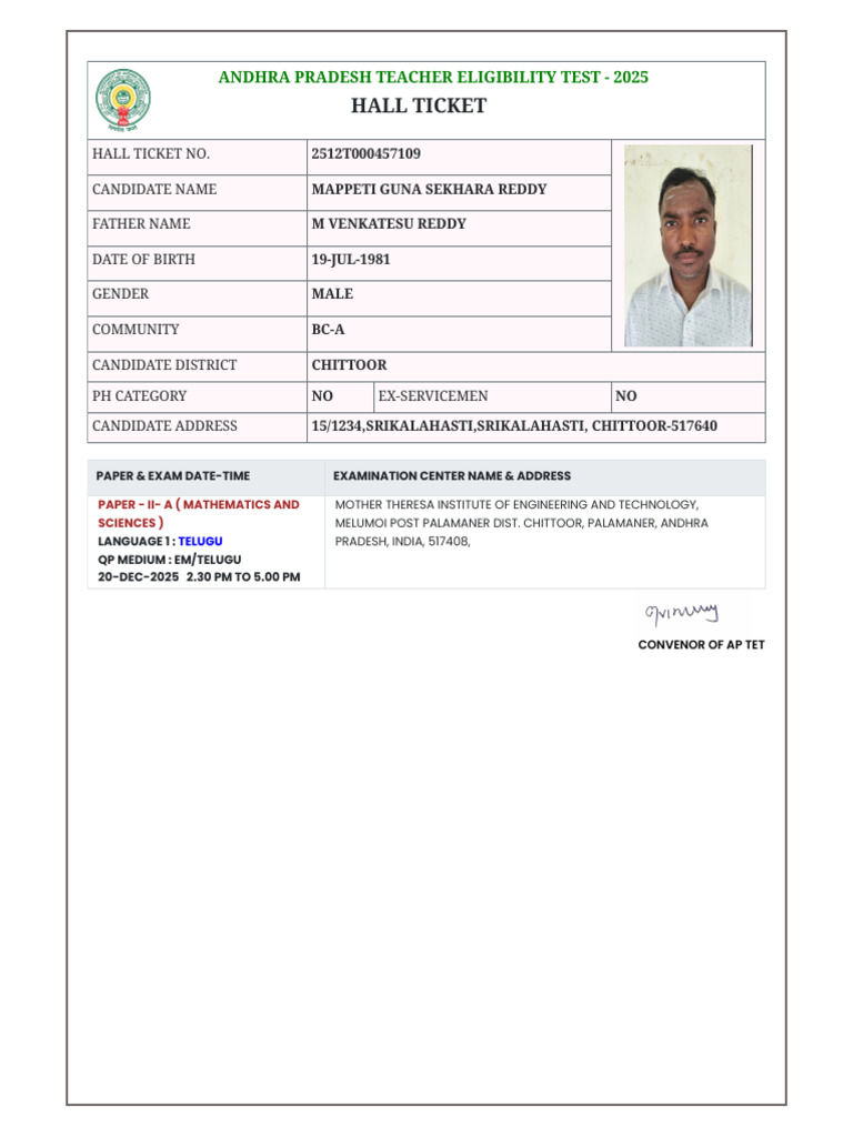 AP TET to DSC __. | PDF
