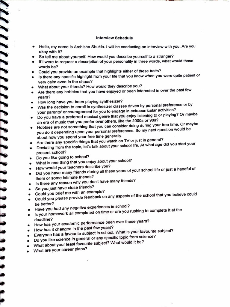 Interview Sample | PDF