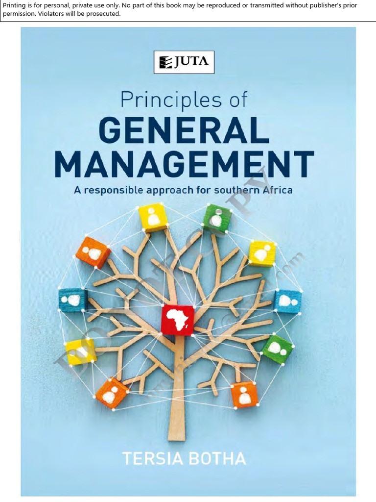Principles of General Management | PDF