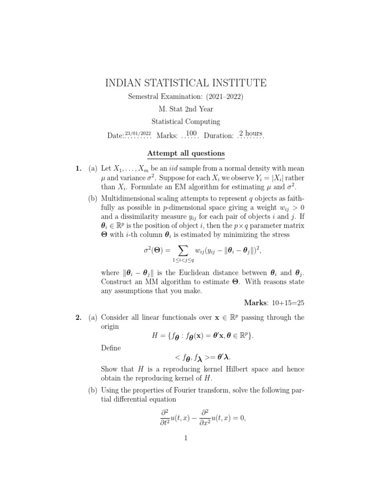 E 2021 | PDF | Markov Chain | Applied Mathematics