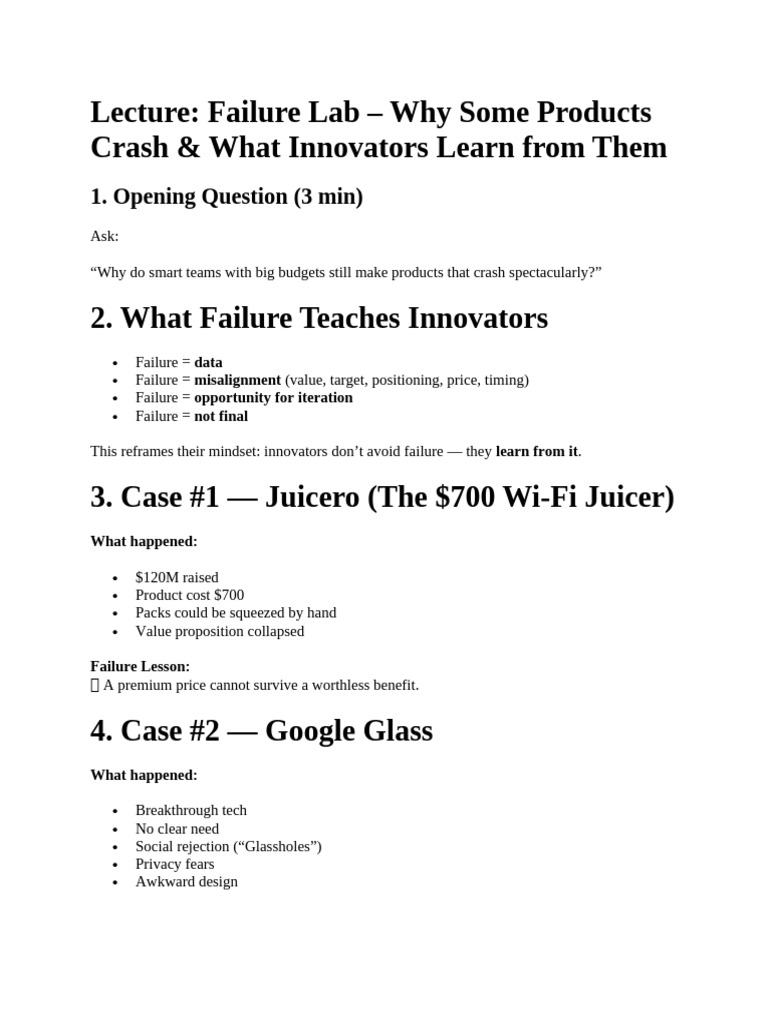 Failure Lab | PDF