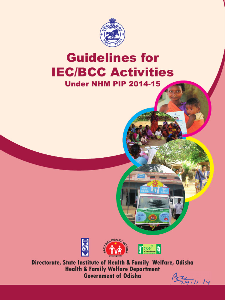 IEC/BCC Activity Guidelines for Odisha | PDF | Non Governmental ...