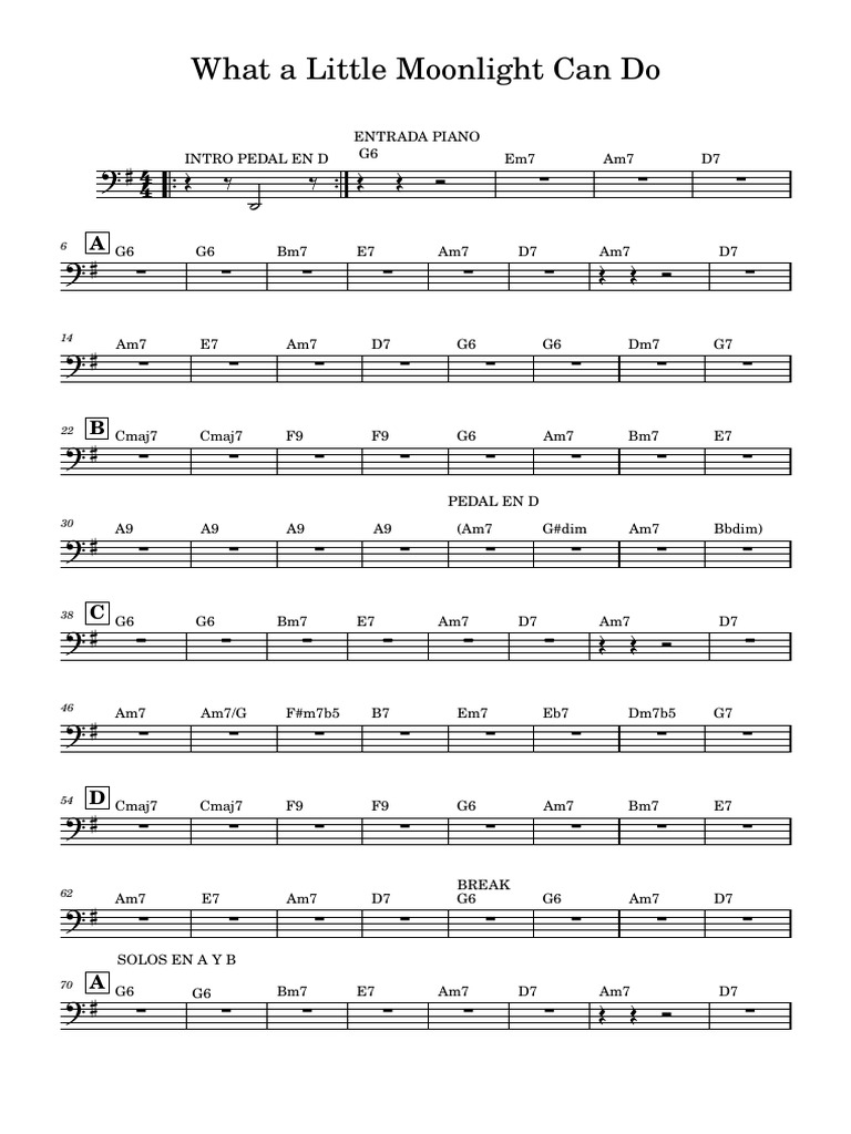 What A Little Moonlight | PDF