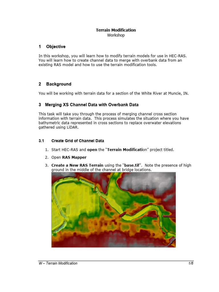 Terrain Modification Workshop Guide | PDF | Earth Sciences