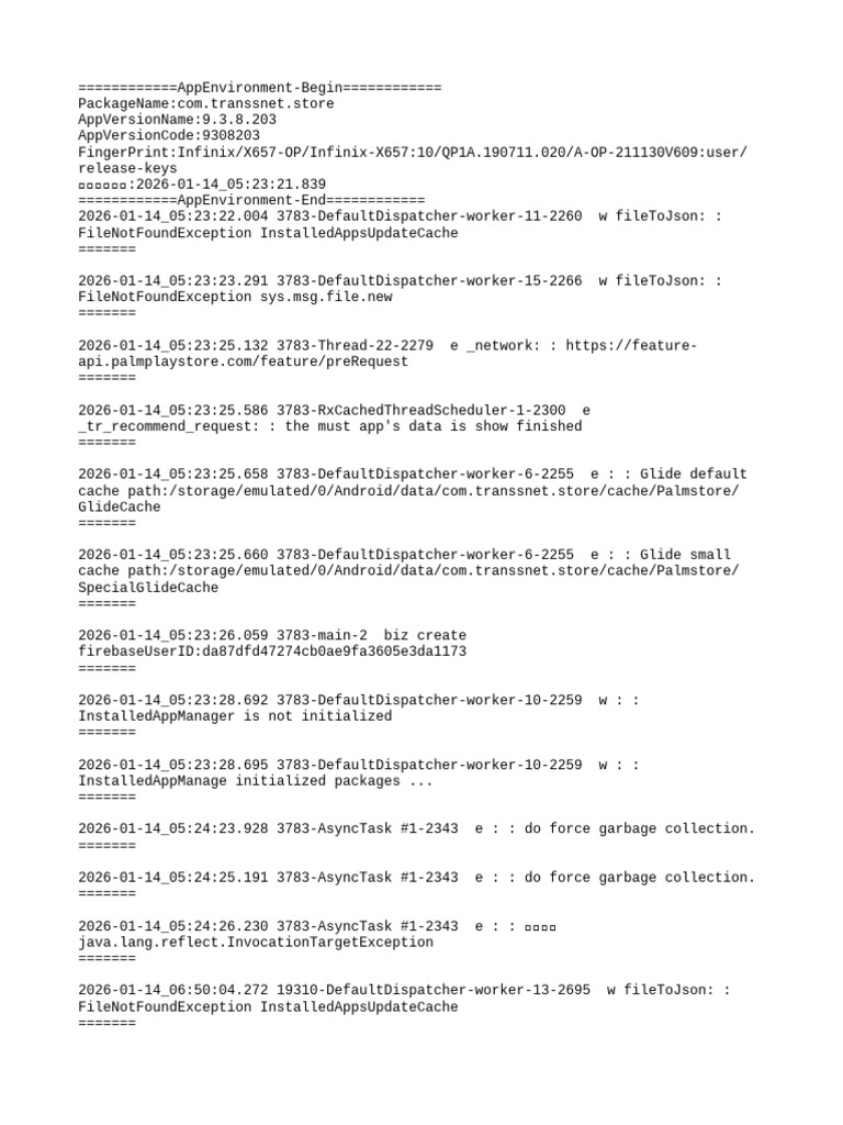 App Environment Log Analysis | PDF | Software Engineering | Computer ...