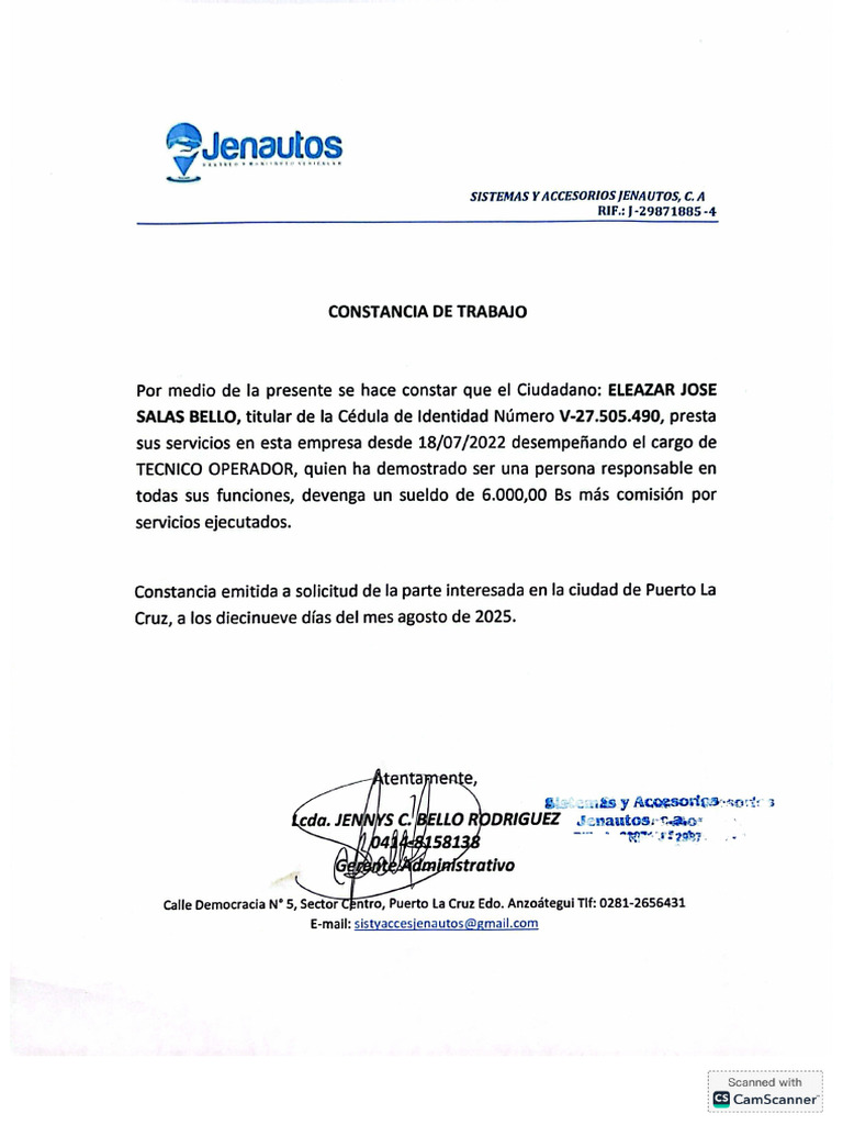 Constancia | PDF