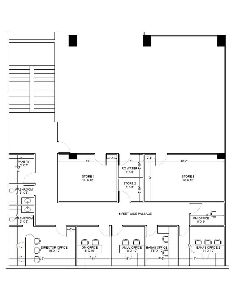 Office and Store Dimensions List | PDF