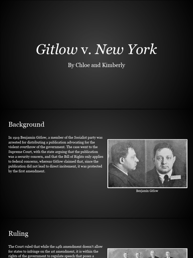 Annotated-Gitlow v. New York | PDF