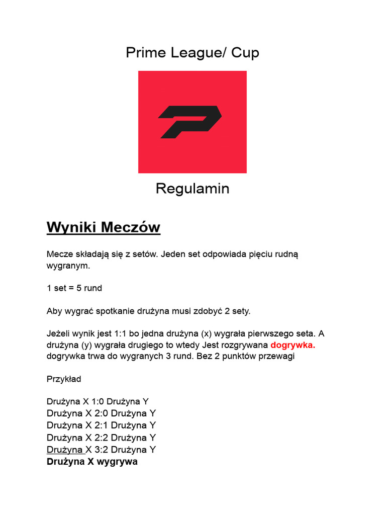 Prime League_ Cup | PDF