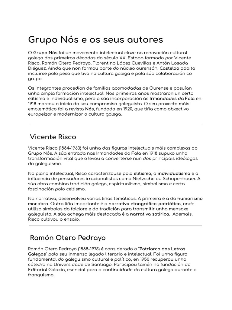 Grupo Nos | PDF