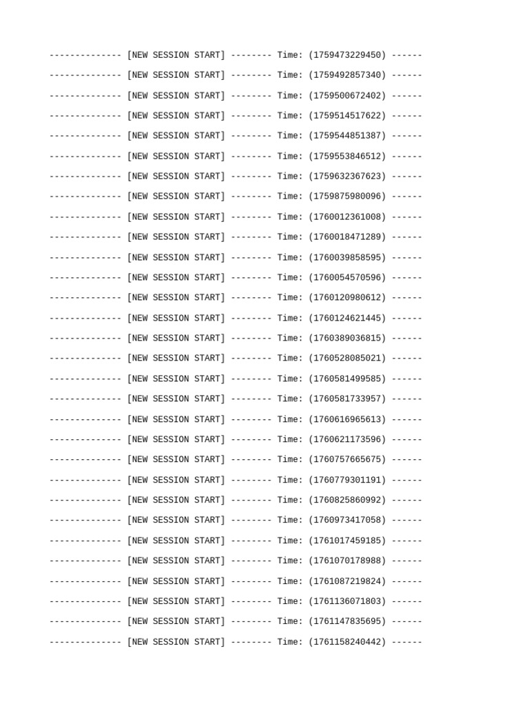 Session Time Log Records | PDF