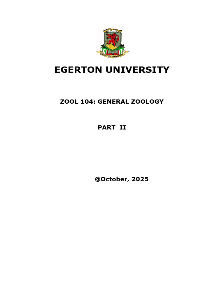 Zool 104-General Zoology Part II | PDF | Mollusca | Gill