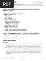 Electronic Records and Signatures Regulations | PDF | Signature ...