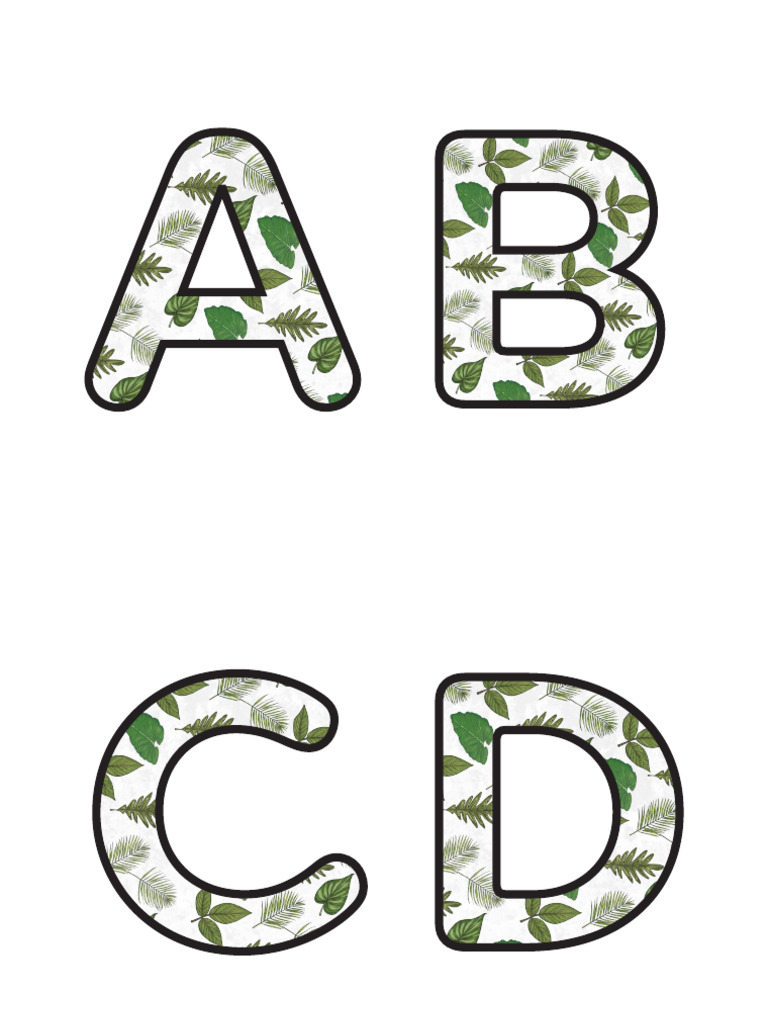 Alphabet Display Lettering | PDF