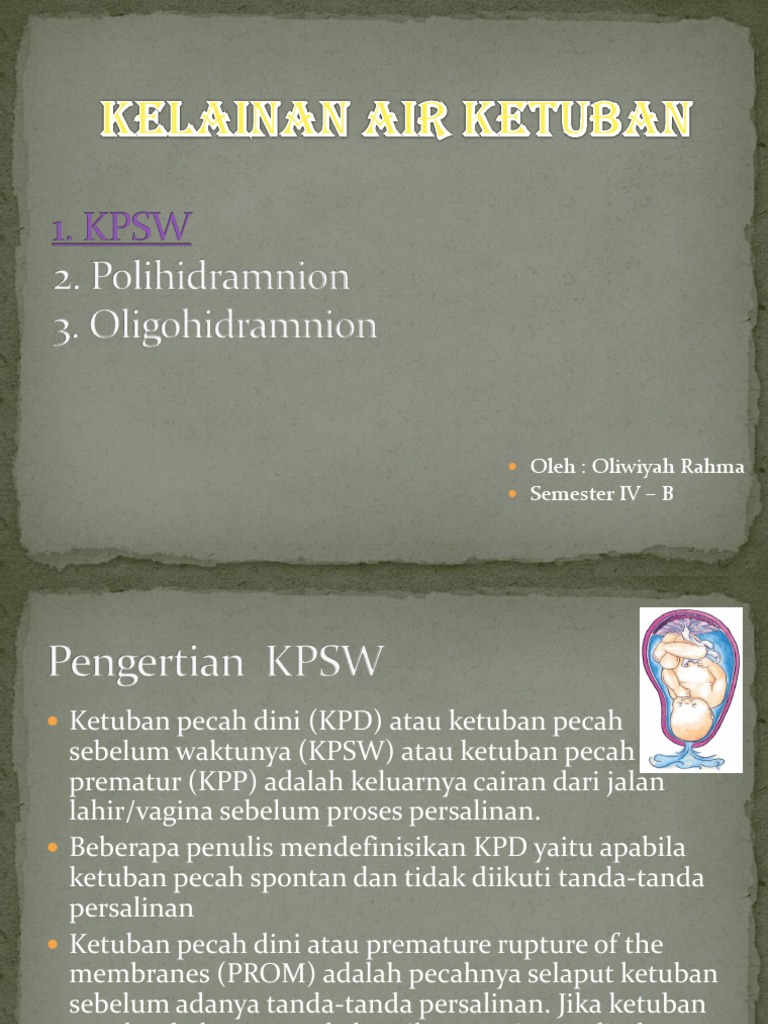 Kelainan Air Ketuban Oliwiyah Pdf